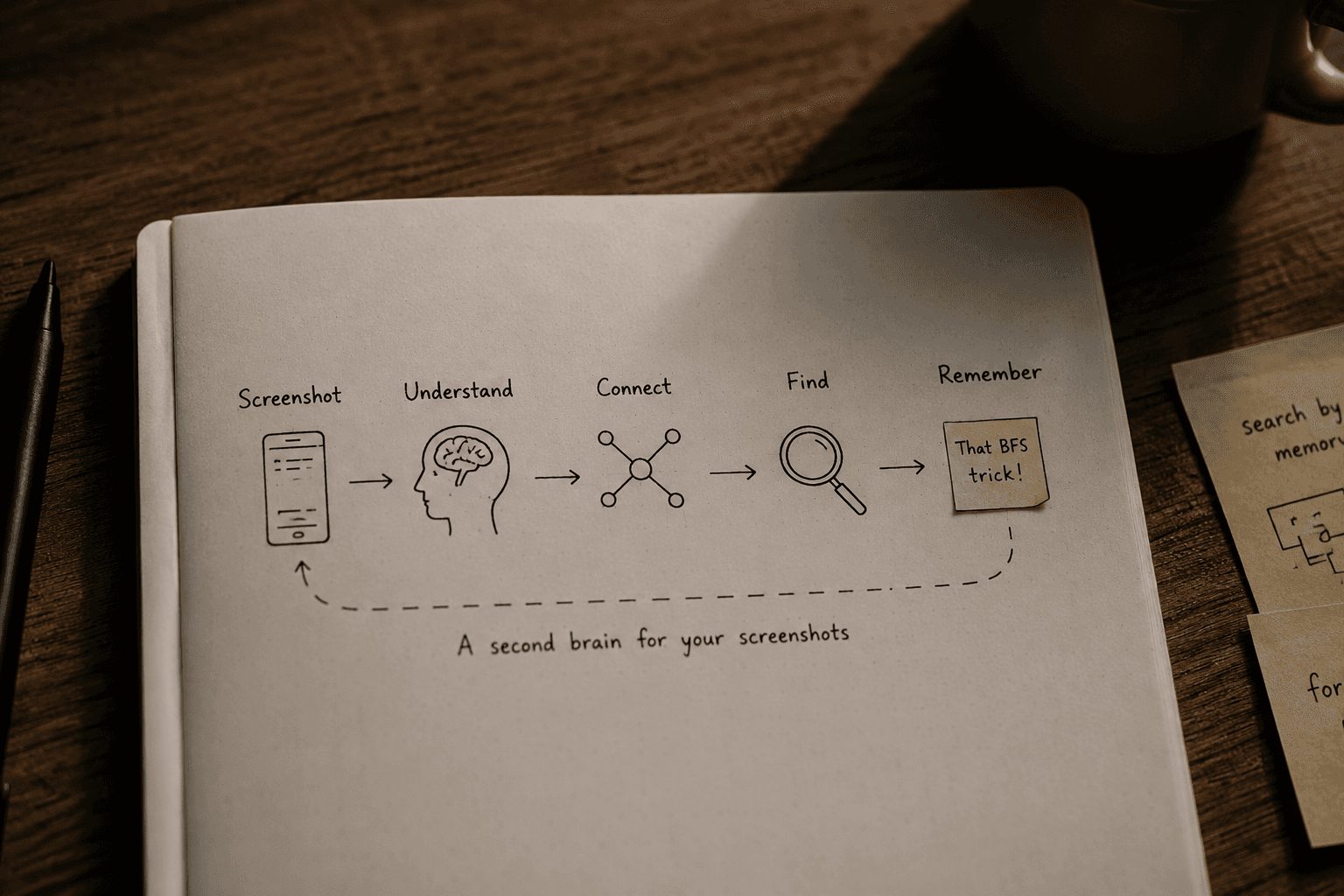 Designing Pomniter: From Screenshots to Searchable Memories